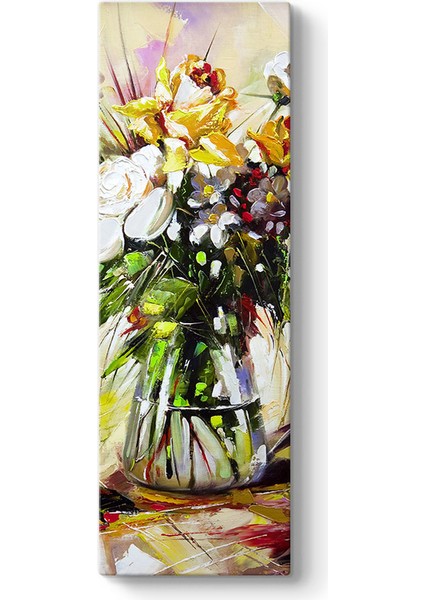 Eski Çiçek Vazo Iıı Tablosu