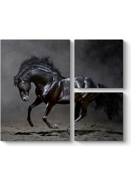 Koşan Siyah At Tablosu