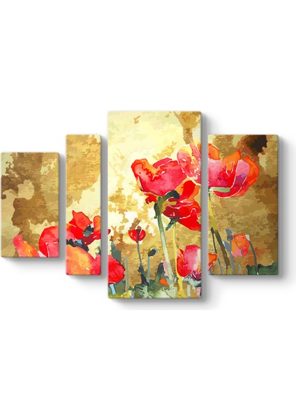 Gelincik Yağlıboya Tablosu