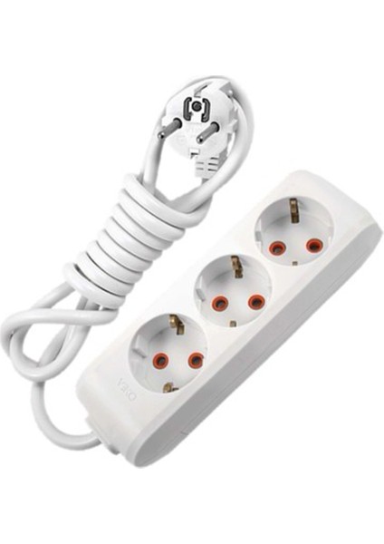 Panasonic 3'lü 15 Metre Grup Priz - Çocuk Korumalı - Öznur Kablo ile