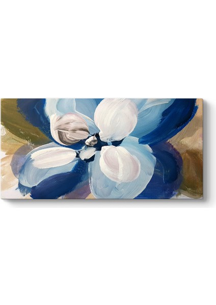 Mavi Manolya Soyut Tablo