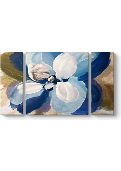 Mavi Manolya Soyut Tablo