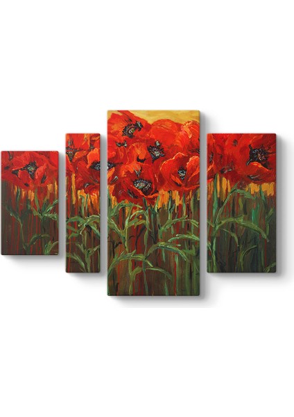 Gelincik Çiçeği Tarlası Tablosu