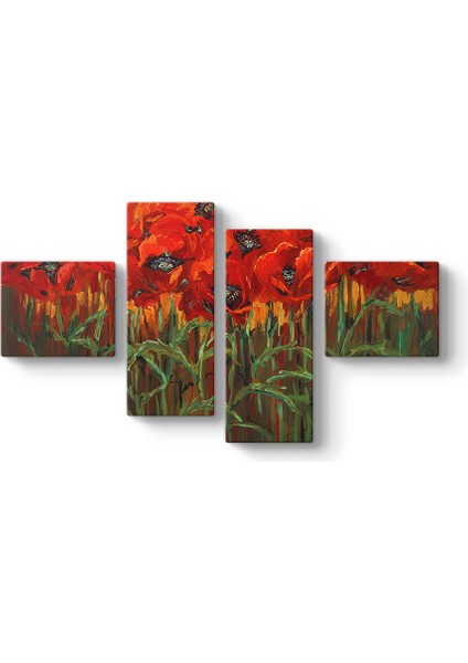 Gelincik Çiçeği Tarlası Tablosu