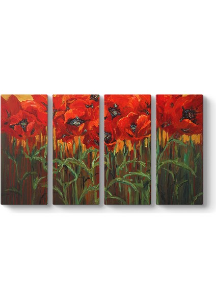 Gelincik Çiçeği Tarlası Tablosu