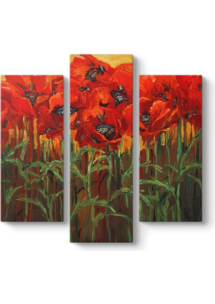 Gelincik Çiçeği Tarlası Tablosu