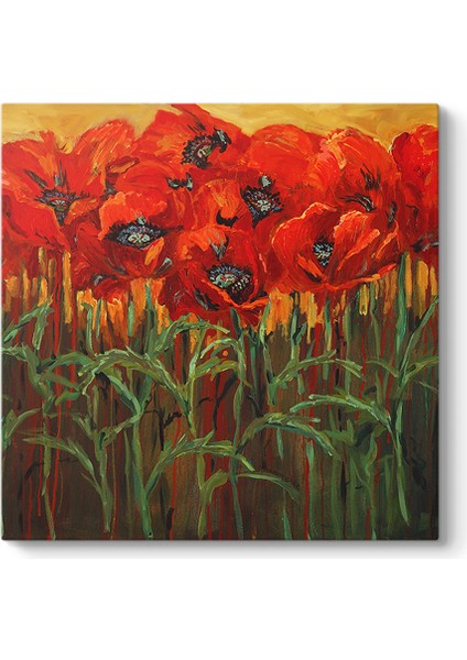 Gelincik Çiçeği Tarlası Tablosu