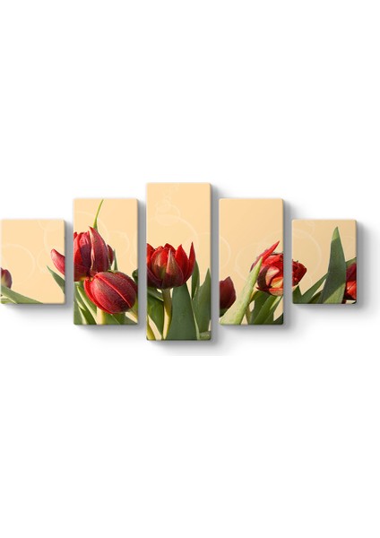 Açmamış Laleler Panorama Tablo