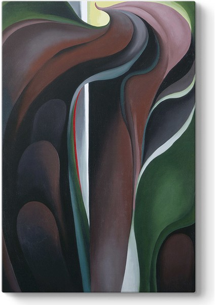 Georgia Okeeffe - Jack In The Pulpit Tablosu