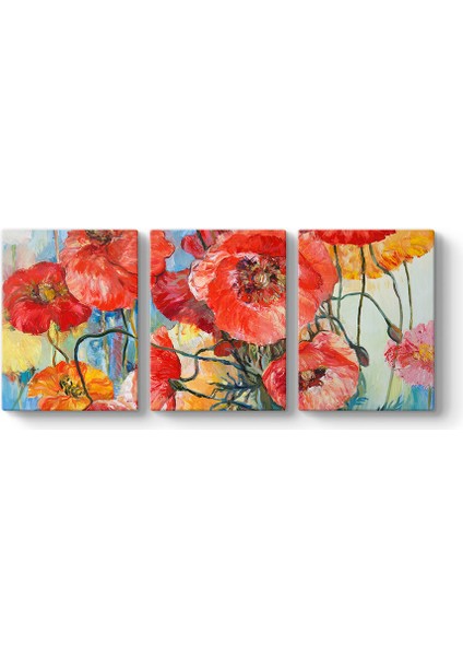 Sanatsal Gelincik Çiçeği Tablosu