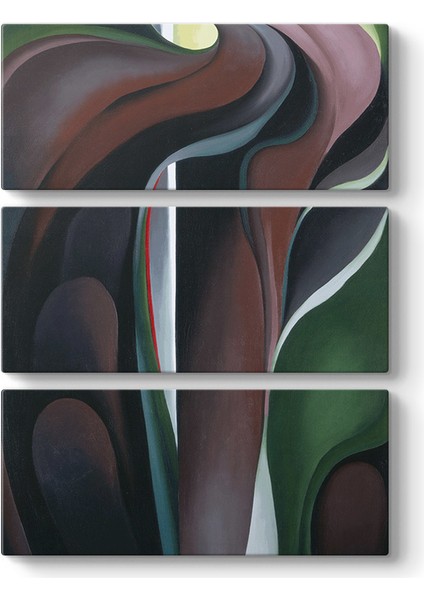 Georgia Okeeffe - Jack In The Pulpit Tablosu
