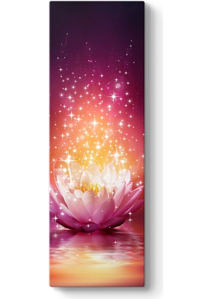 Işıltılı Pembe Nilüfer Tablosu