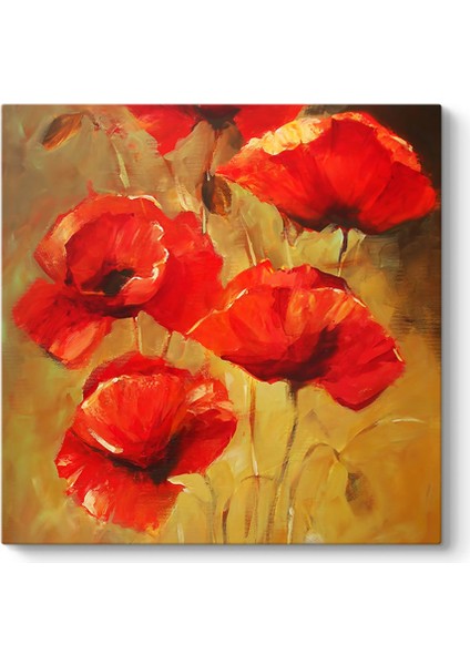 Kırmızı Sarı Gelincikler Tablosu