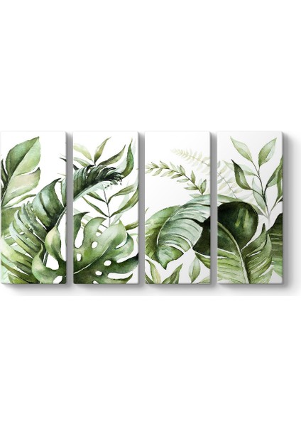 Botanik Yapraklar Kanvas Tablo
