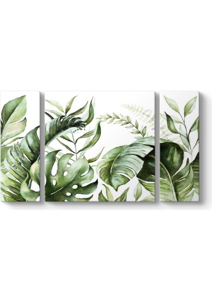 Botanik Yapraklar Kanvas Tablo