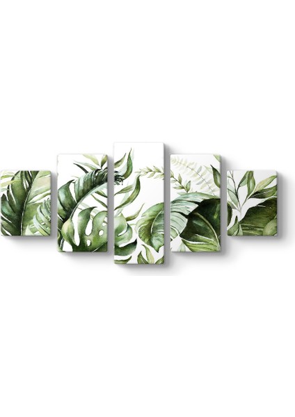 Botanik Yapraklar Kanvas Tablo