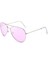 Ms Dazzle Renk UV400 Şık Polarize Güneş Gözlüğü Pembe Mor (Yurt Dışından) 1