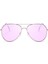 Ms Dazzle Renk UV400 Şık Polarize Güneş Gözlüğü Pembe Mor (Yurt Dışından) 3