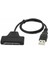 USB 2.0 To 2.5 Inç Sata HDD SSD Çevirici Veri Aktarma Kurtarma Kablosu 1