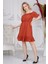 Kadın Beli Lastikli Tery Coton Elbise 4367/95 4