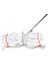 Geniş Yedek Islak Mop Paspas Ucu Başlığı Püskül - Pamuklu - 400 Gram. - 25 Cm. - Beyaz - 3 Adet 3