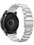 Samsung Galaxy Watch 4 Classic 42 / 46 mm Uyumlu Metal Kordon Premium Paslanmaz Çelik Kayış Baklalı 3
