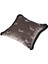 Zebra Işlemeli Gri Kadife Yastık Kılıfı 45 X 45 2