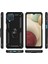Samsung Galaxy A22 4g Anka Serisi Yüzük Standlı Armor Kılıf - Siyah 5