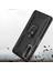 Huawei P Smart 2021 Anka Serisi Yüzük Standlı Armor Kılıf - Siyah 3