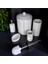 Porselen 5 Parça Banyo Takımı Beyaz DC.TR-2668 1