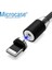 Apple iPhone Uyumlu iPad Lightning Manyetik Uçlu Mıknatıslı Şarj Kablosu 1 Metre Siyah AL2529 3