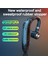 Siyah Bluetooth Asılı Kulak Kulaklık Siyah Gümüş 3