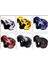Modüler Motosiklet Kask Sun Visor Açık Yüz Çift Hava Havalandırma Havalandırma Hafif Aerodinamik - Mavi (Yurt Dışıdan) 5
