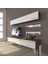 Eko 5 Mdf Std Silver Tv Ünitesi Tv Sehpası Ceviz Beyaz 1