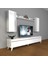 Eko 5d Mdf Std Retro Tv Ünitesi Tv Sehpası Parlak Beyaz 1