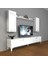 Eko 5d Slm Std Silver Ayaklı Tv Ünitesi Tv Sehpası Parlak Beyaz 1