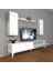 Eko 5d Slm Std Silver Ayaklı Tv Ünitesi Tv Sehpası Parlak Beyaz 2