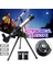 60MM 20/30/40X Monoküler Astronomik Teleskop Korsan Spyglass Hediyeler Çocuklar Çocuklar Için Ayarlanabilir Odak Uzaklığı Kamp Tripodlar (Yurt Dışından) 2