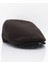 Erkek Şapka Kahve Kışlık Trend Flat Cap Yün Kasket 1