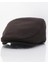 Erkek Şapka Kahve Kışlık Trend Flat Cap Yün Kasket 4