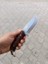 Yataganbıcak -El Yapımı Özel Bıçak, Hayatta Kalma Savunması, Bushcraft, Deri Kılıflı Bowie Bıçağı, Taktik Sabit Bıçak, Tam Tang Bıçağı Ürün Kodu YS039 2