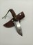 Yataganbıcak -El Yapımı Özel Bıçak, Hayatta Kalma Savunması, Bushcraft, Deri Kılıflı Bowie Bıçağı, Taktik Sabit Bıçak, Tam Tang Bıçağı Ürün Kodu YS039 4