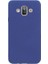 Samsung Galaxy J7 Duo Kılıf Premier Silikon+Nano Glass Ekran Koruma Lacivert 1