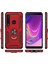 Samsung Galaxy A9 2018 Kılıf Vega Yüzüklü Mıknatıslı+Nano Glass Siyah 4