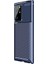 Samsung Galaxy Note 20 Kılıf Negro Karbon Dizayn Silikon Lacivert 1