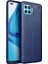Oppo Reno 4 Lite Kılıf Niss Silikon Deri Görünümlü+Nano Glass Lacivert 1