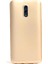 Oppo Reno Kılıf Premier Silikon Esnek Koruma+Nano Glass Gold 1
