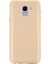 Samsung Galaxy J6 Kılıf Premier Esnek Silikon+Nano Glass Gold 1
