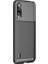 Xiaomi Mi 9 Lite Kılıf Negro Karbon Dizayn Silikon+Nano Glass Siyah 1