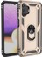 Samsung Galaxy A32 4g Kılıf Vega Tank Koruma Standlı Yüzüklü Mıknatıslı+Nano Glass Gold 1